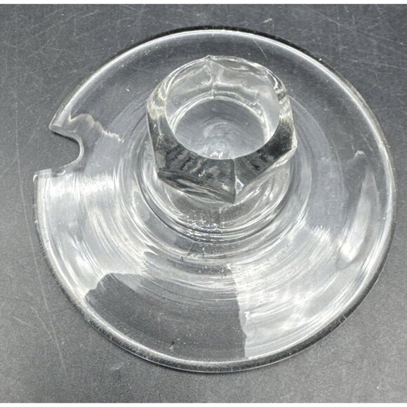 VTG Etched Glass Crystal Preserve Marmalade Jam Honey Jar Lidded Pot Retro 4” - Picture 5 of 8